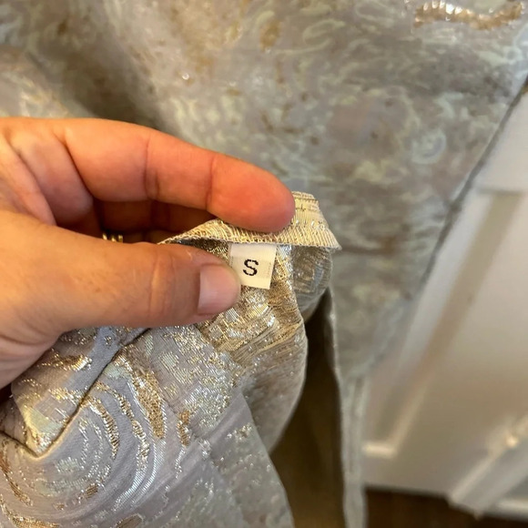 Shop Meg silver dress small - Picture 5 of 6